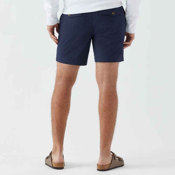 Best Made 7" cotton linen khaki shorts size 31 - Picture 2 of 4